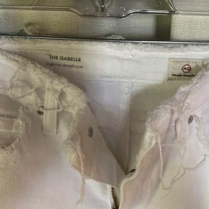 AG white denim